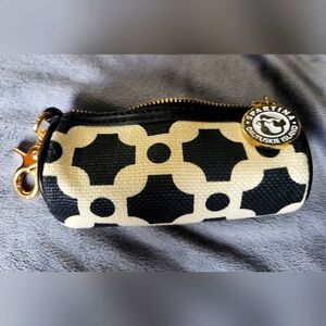 Spartina 449 Black and Cream Patterned Women's Golf Ball And  Tee Bag